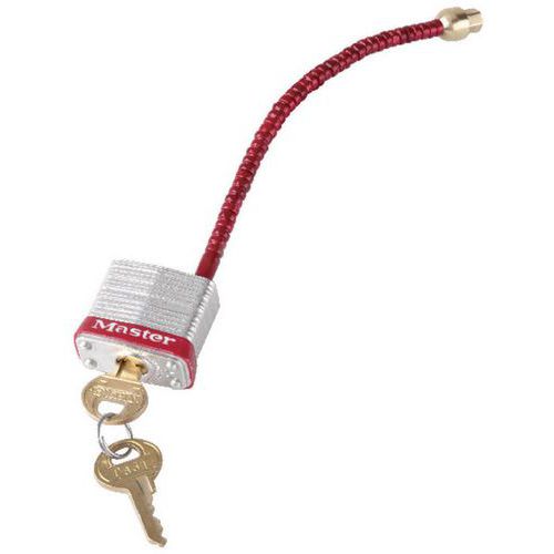 Corpo largo in acciaio con chiavi uguali, cilindro a 4 pin, cavo in acciaio flessibile -,