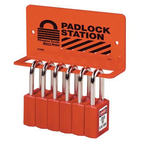 Rack rinforzato per lucchetti (capienza 6-8 lucchetti) -,