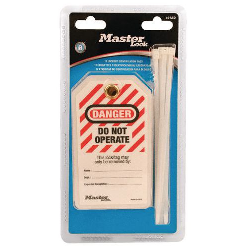 Etichette di isolamento Danger-pack,