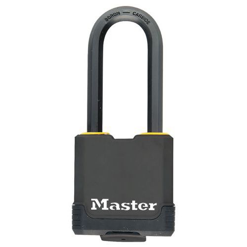 Lucchettolamin. 48mm 4 chiavi uguali Nero,