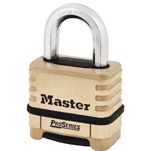 Lucchetti a combinazione Pro Series - Corpo in ottone, combinazione resettabile -,