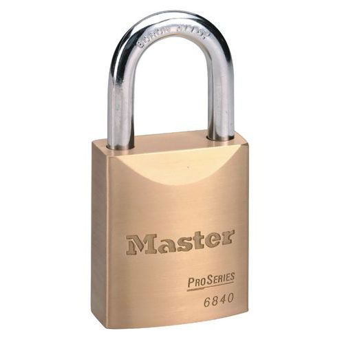 Lucchetto in ottone Pro Series - tempr. - 5 pin, a chiave maestra -,