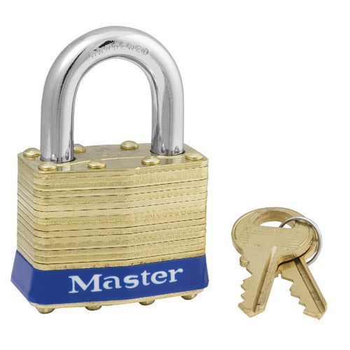 Lucchetto in ottone laminato -,