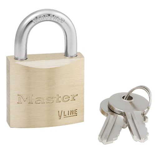 Lucchetto in ottone Vline a chiavi uguali -,