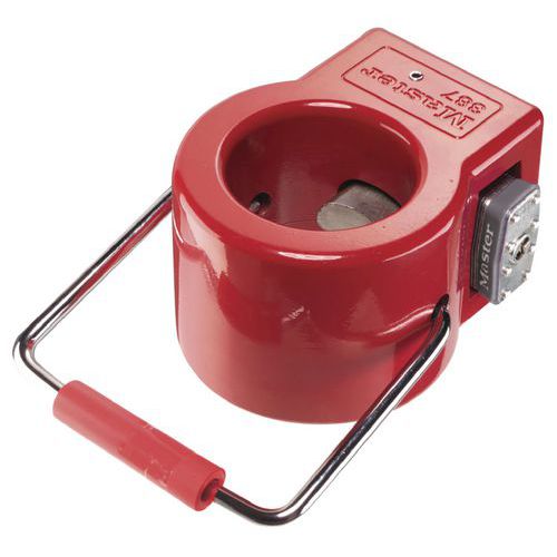 bloccaggio per perno di attacco - Opzione con chiave maestra Rosso,