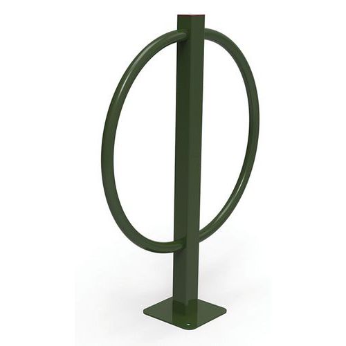 Portabiciclette Pornic in vernice verde pino,