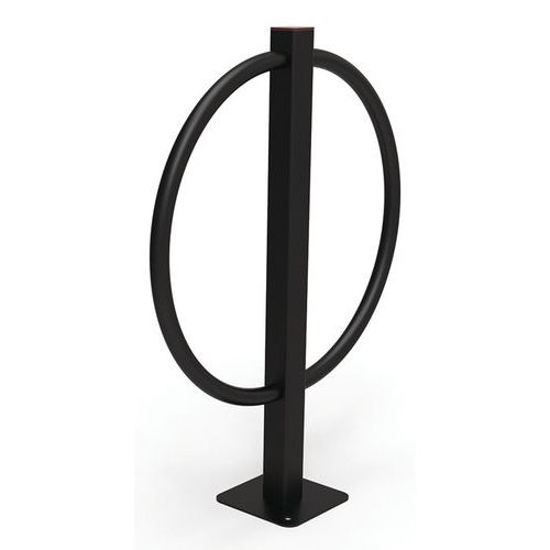 Portabiciclette Pornic in vernice nero notte,