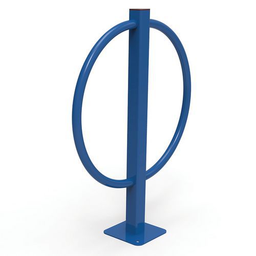 Portabiciclette Pornic in vernice blu genziana,