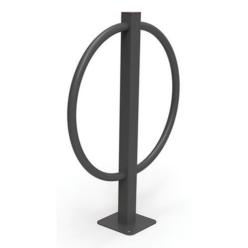 Portabiciclette Pornic in vernice grigio antracite,