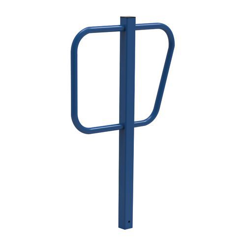 Portabiciclette standard in vernice blu genziana,