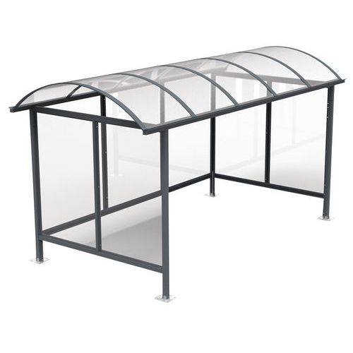 Riparo per biciclette standard 4,5x2,12 grigio antracite,