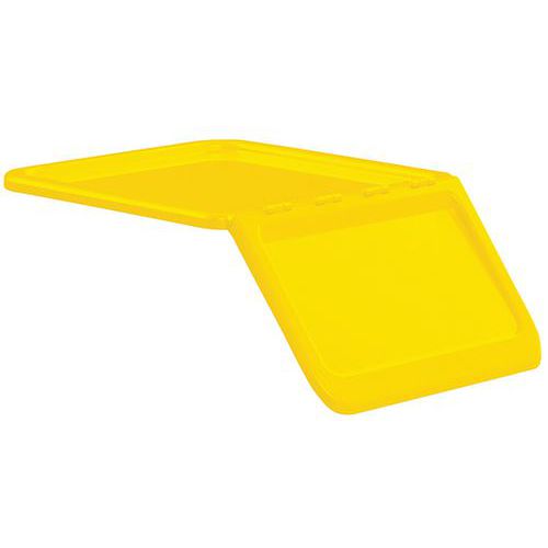 Coperchio per contenitore  da 40 litri - GILAC giallo,