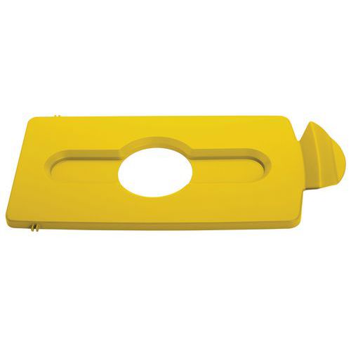 Coperchio per bottiglie e lattine Slim Jim giallo,