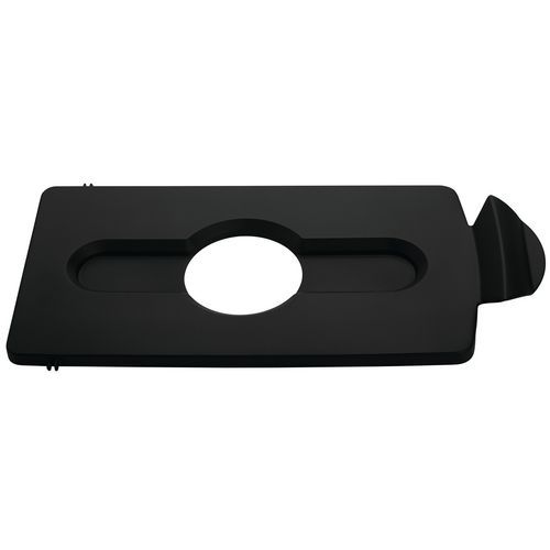 Coperchio per bottiglie e lattine Slim Jim nero,