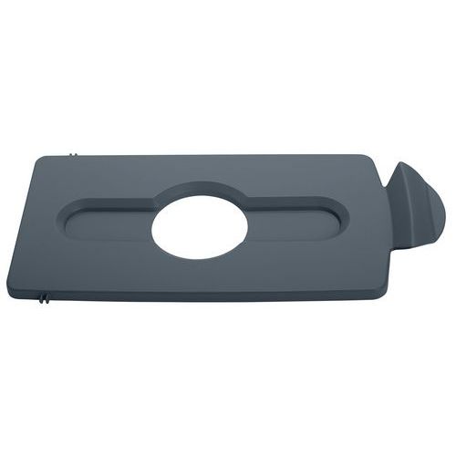 Coperchio per bottiglie e lattine Slim Jim grigio,