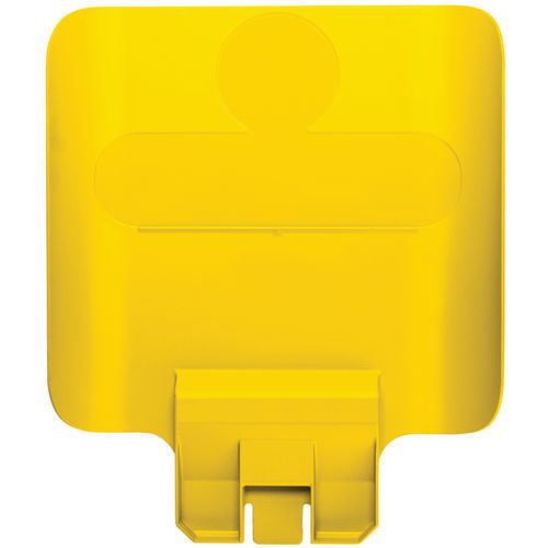 Pannello stazione per raccolta differenziata Slim Jim giallo,