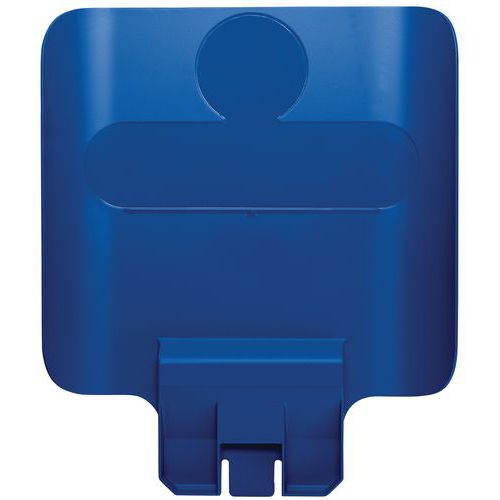 Pannello stazione per raccolta differenziata Slim Jim blu,