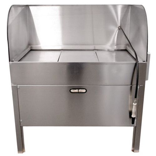 Fontana di sgrassatura con detergente 40 L - Pompa elettrica,