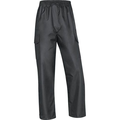 Pantalone in poliestere oxford spalmato pu - Nero -  Taglia : L,