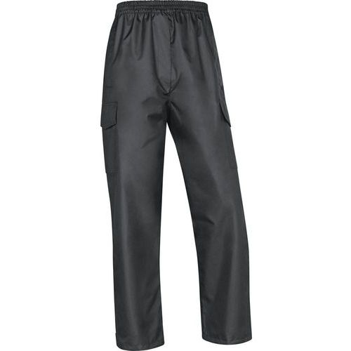 Pantalone in poliestere oxford spalmato pu - Nero -  Taglia : M,