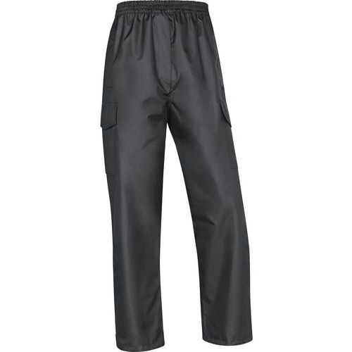 Pantalone in poliestere oxford spalmato pu - Nero -  Taglia : XXL,