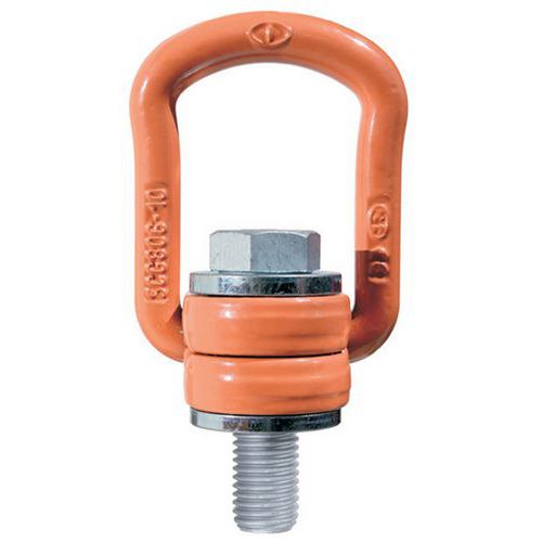 Anello di sollevamento a mulinello e staffa M30x45 CMU 5000 kg,