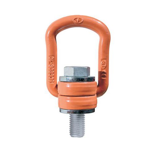 Anello di sollevamento a mulinello e staffa M20x31 CMU 2500 kg,
