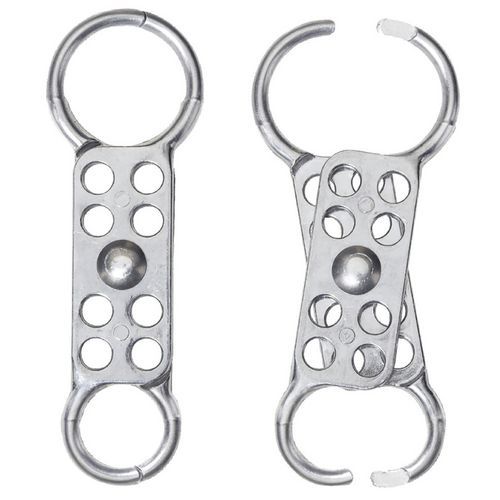 Hasp di protezione a doppia pinza con pinze in alluminio di 2,71 e 4,06 cm -,