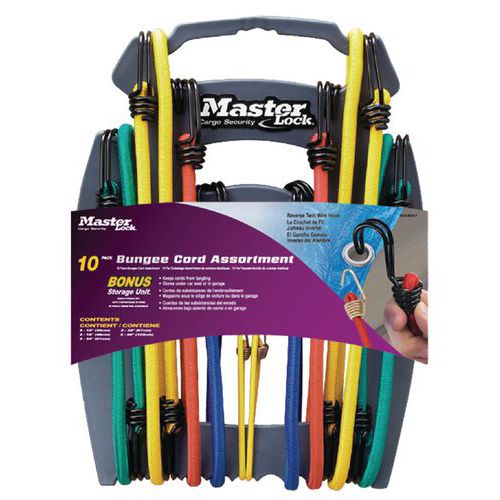 Confezione gancio elastico doppio - confezione da 10 unità (2*25 + 2*45 + 2*60+ 2*80 + 2*100) -,