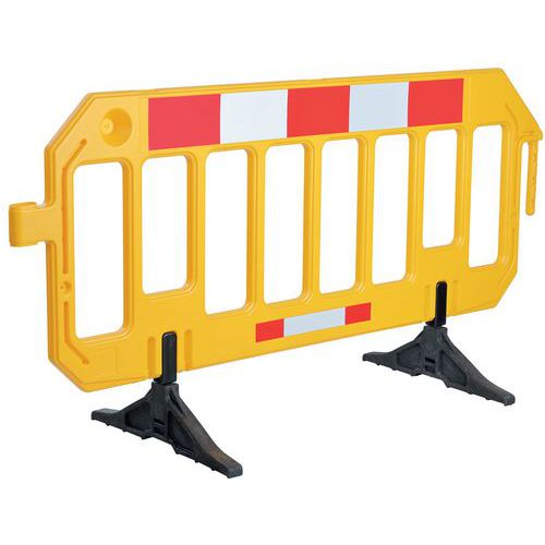 barriera mobile gialla fascia RA1 2000x1000x50 mm,