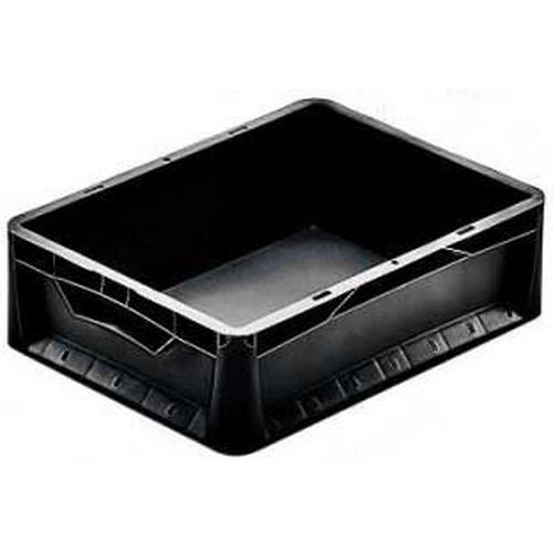 Contenitore norma europea nero poliprop ricicl-400x300x120mm,