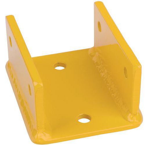 Elemento di fissaggio a muro per barriera di sicurezza,