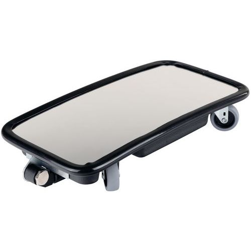 specchio per ispezione 20x40 cm con rotelle,