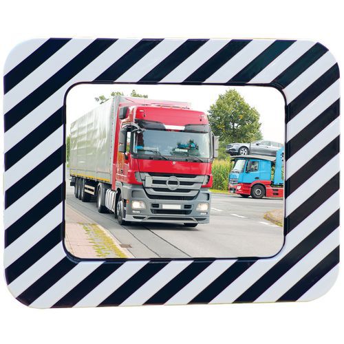 specchio per centri urbani 40x60 cm fissaggio 4 punti,