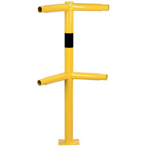 Paletto d'angolo girevole h 1m Ø48mm per barriera protezione,