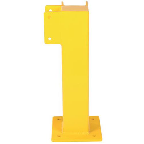 Paletto d'angolo acciaio 50cm barriera sicurezza modulare,