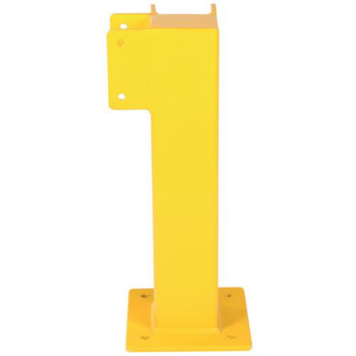 Paletto terminale acciaio galv est 1m barriera sicurezza ,