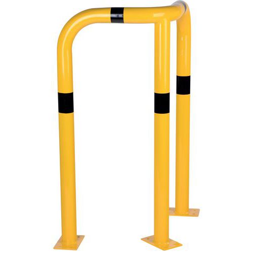 Archetto di protezione d'angolo galvanizzato h 1200 mm Ø76mm,