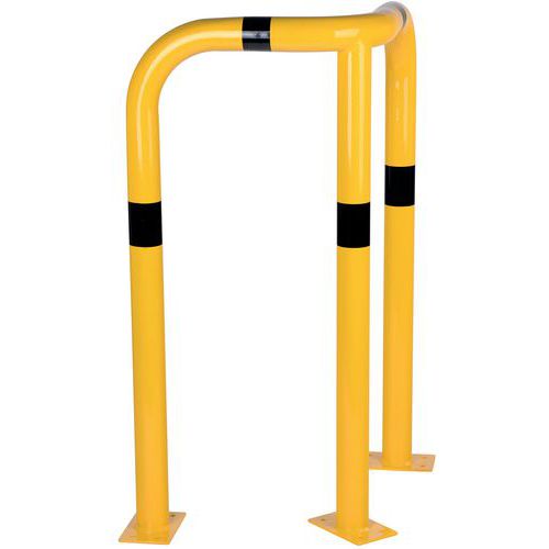 Archetto di protezione d'angolo acciaio h 1200 mm Ø76mm,