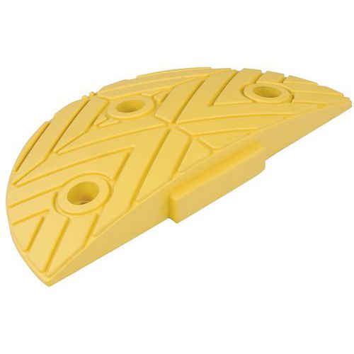 rallentatore H 50mm elemento iniziale giallo 250x420x50 mm,