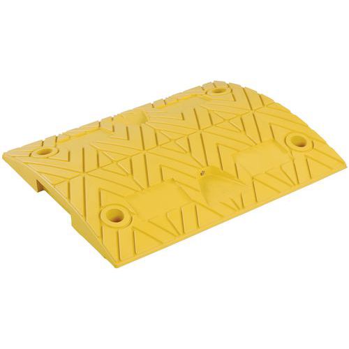 rallentatore H 75mm elem centrale giallo 500x420x75 mm,
