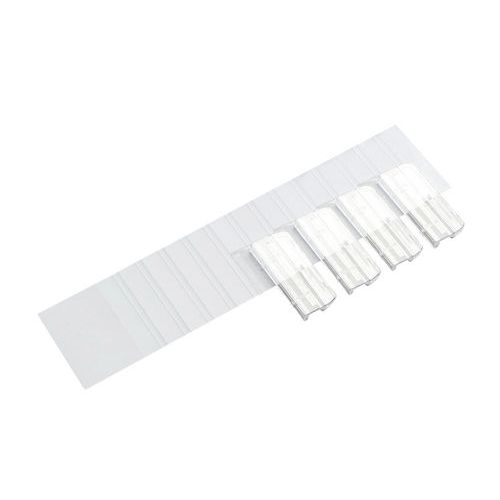 Portaetichette in plastica L: 65 mm NbEtP.Pl:100,