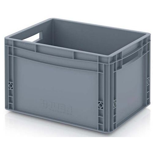 Contenitore con pareti e fondo pieni - Grigio - 25L,