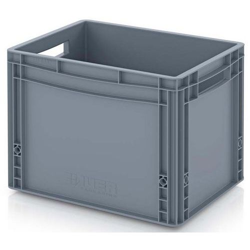 Contenitore pareti e fondo pieni - Grigio - 30L - 400x300 mm,