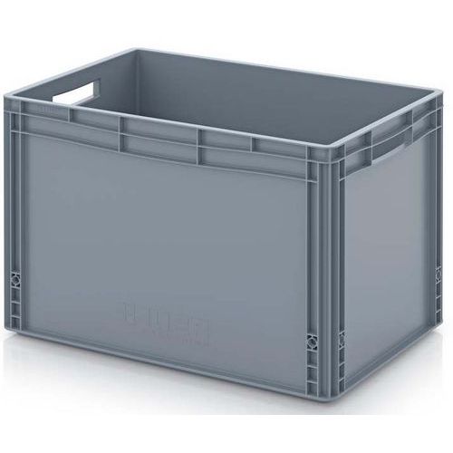 Contenitore con pareti e fondo pieni - Grigio - 84L,