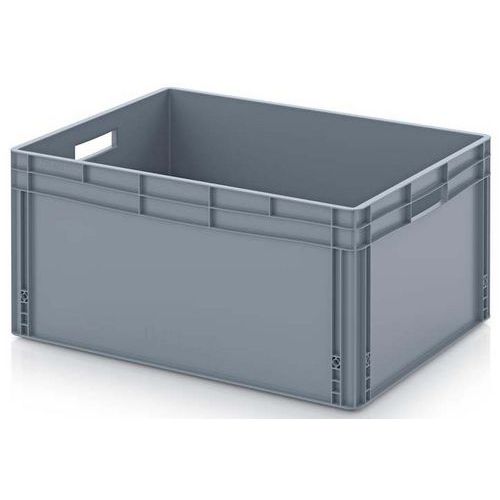 Contenitore con pareti e fondo pieni - Grigio - 175L,