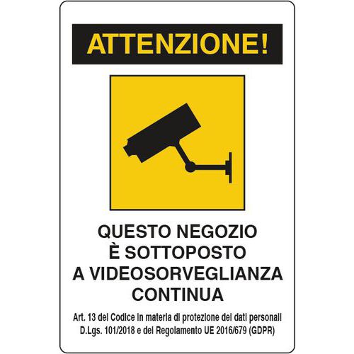 Cart. Alluminio MM 700X500 sto Negozio E Attenzione! Que,