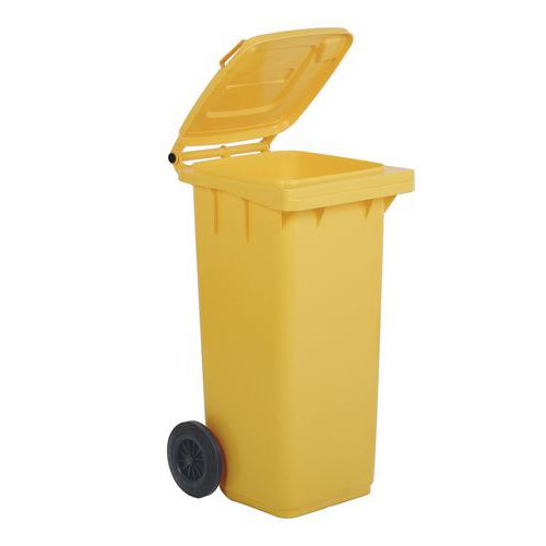 Pattumiera Full Color - 120 L - Giallo - Manutan,