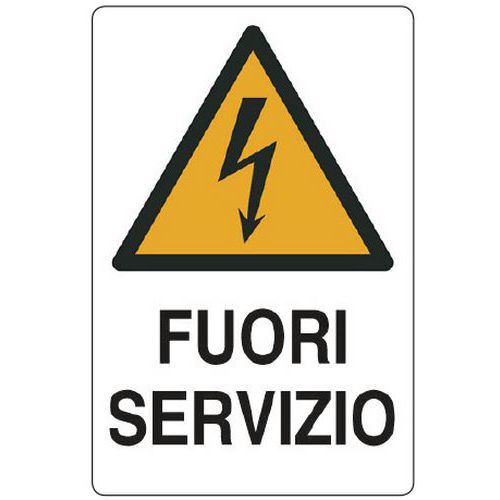 Cart. Alluminio 500X350 Fuori Servizio,