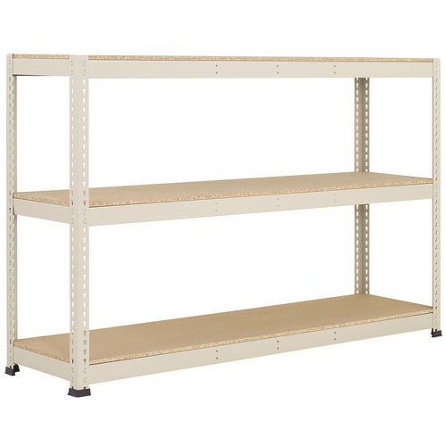 Scaffalatura Manutan Rapid 1 1980x2440x610 3 rip truc grigio,